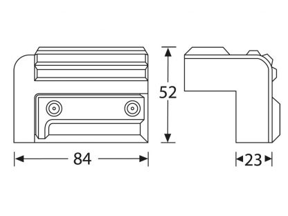 dimensions angle plastique